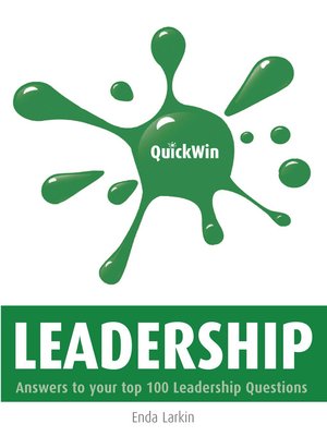 cover image of Quick Win Leadership